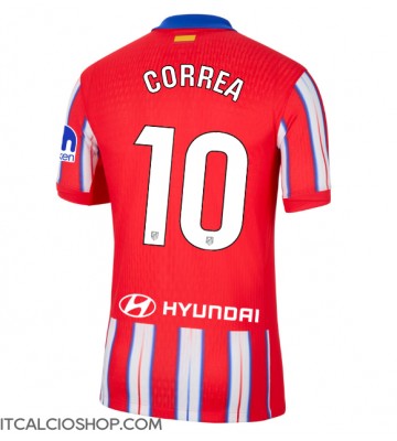 Atletico Madrid Angel Correa #10 Prima Maglia 2024-25 Manica Corta